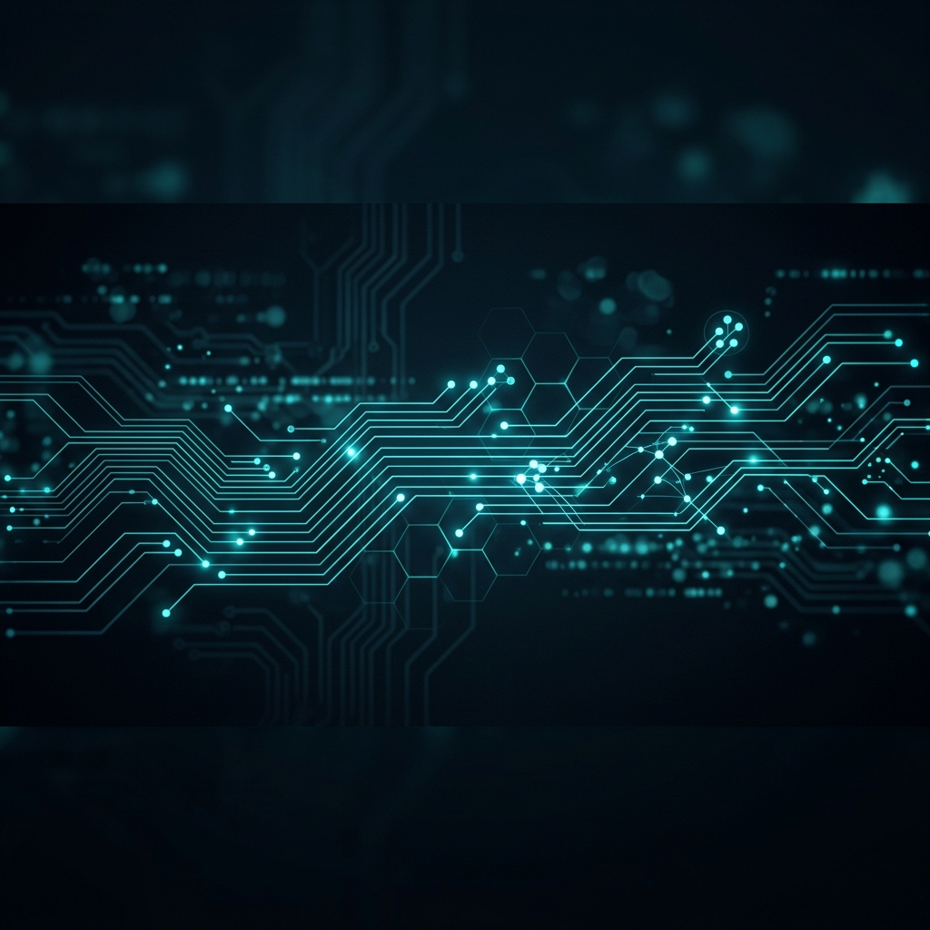 High tech digital network circuit background